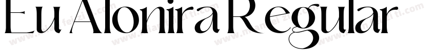 Eu Alonira Regular字体转换